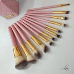 نمای نزدیک براشهای صورتی
