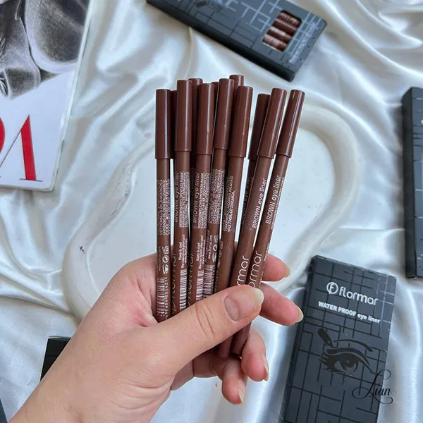مداد چشم قهوه ای شمعی فلورمار ضد آب