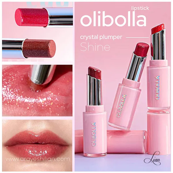 olibolla-crystal-plump15 رژ جامد کریستالی و براق اولیبولا